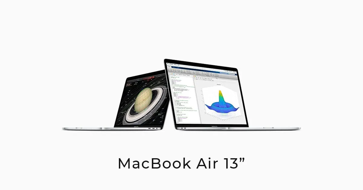 Laptop cho Lập trình viên: Macbook Air 13 inches