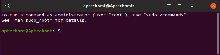 Terminal Ubuntu - Cài đặt Git - Aptech Buôn Ma Thuột