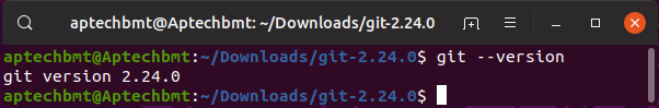 Kiểm tra phiên bản Git - Cài đặt Git - Aptech Buôn Ma Thuột