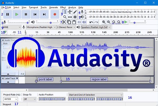 Phần mềm Audacity được đánh giá cao