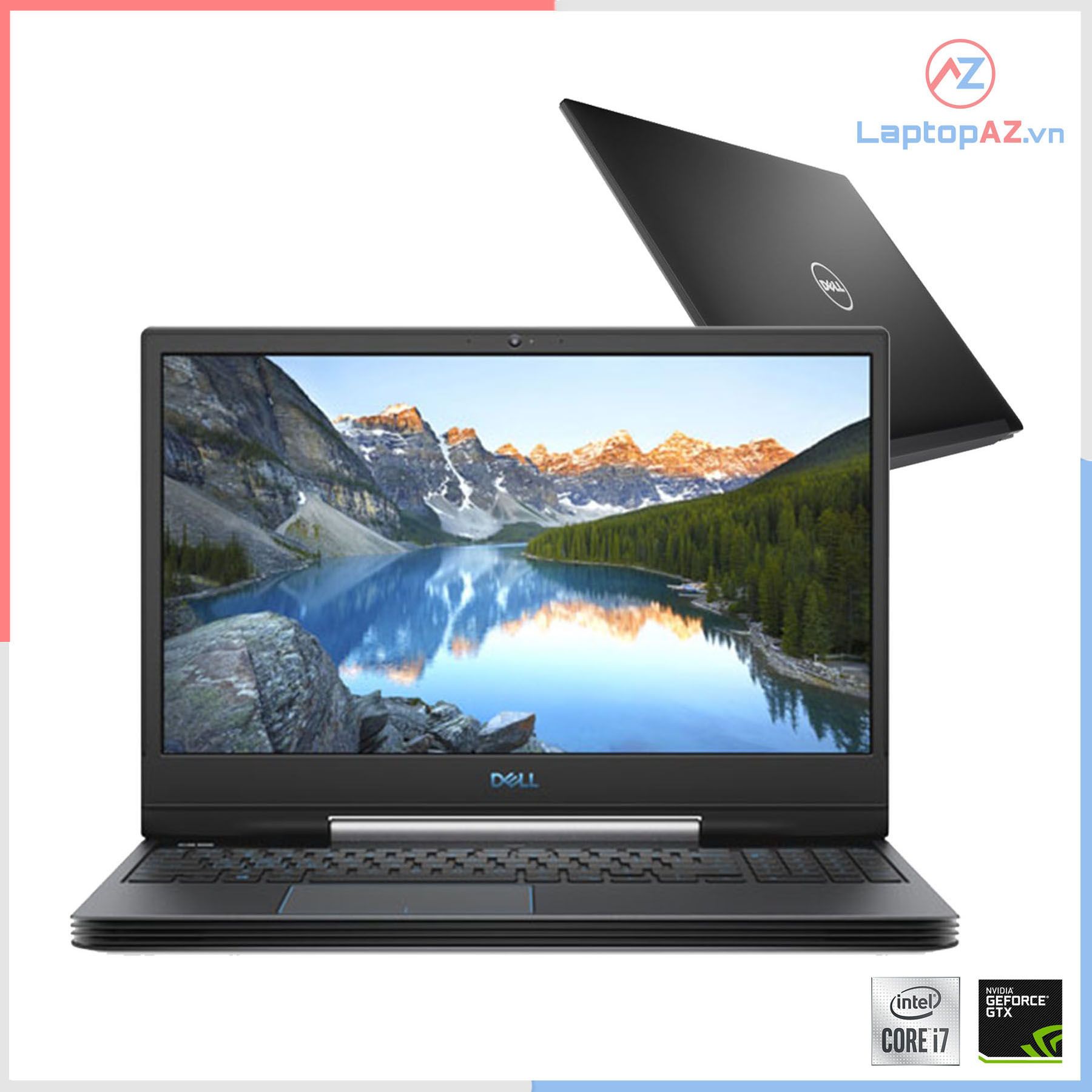 Laptop cũ Dell Gaming G5 5590 Core i7 8750H, 8GB, 256GB, GTX 1050Ti 4GB, 15.6' FHD