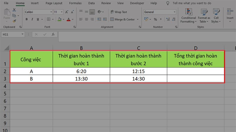 Cách tính thời gian, cộng, trừ, chênh lệch thời gian trong Excel…