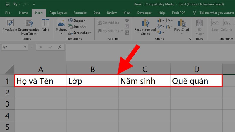 Hướng dẫn cách tạo Form nhập dữ liệu trong Excel cực đơn giản