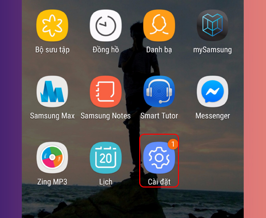 Cách thay đổi lưới màn hình ứng dụng trên Samsung Galaxy Note 8
