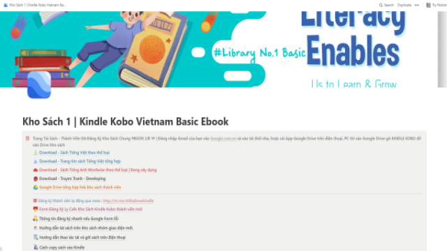 Group Hội Yêu Đọc Sách Kindle Việt Nam