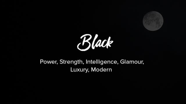 5 ý nghĩa của màu đen tốt nhất
